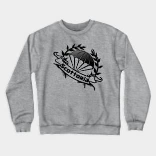 Black Spray Paint Logo Crewneck Sweatshirt